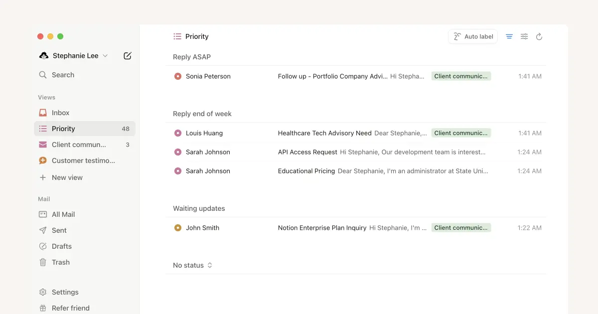 Eliminate email busywork with Notion Mail best practices