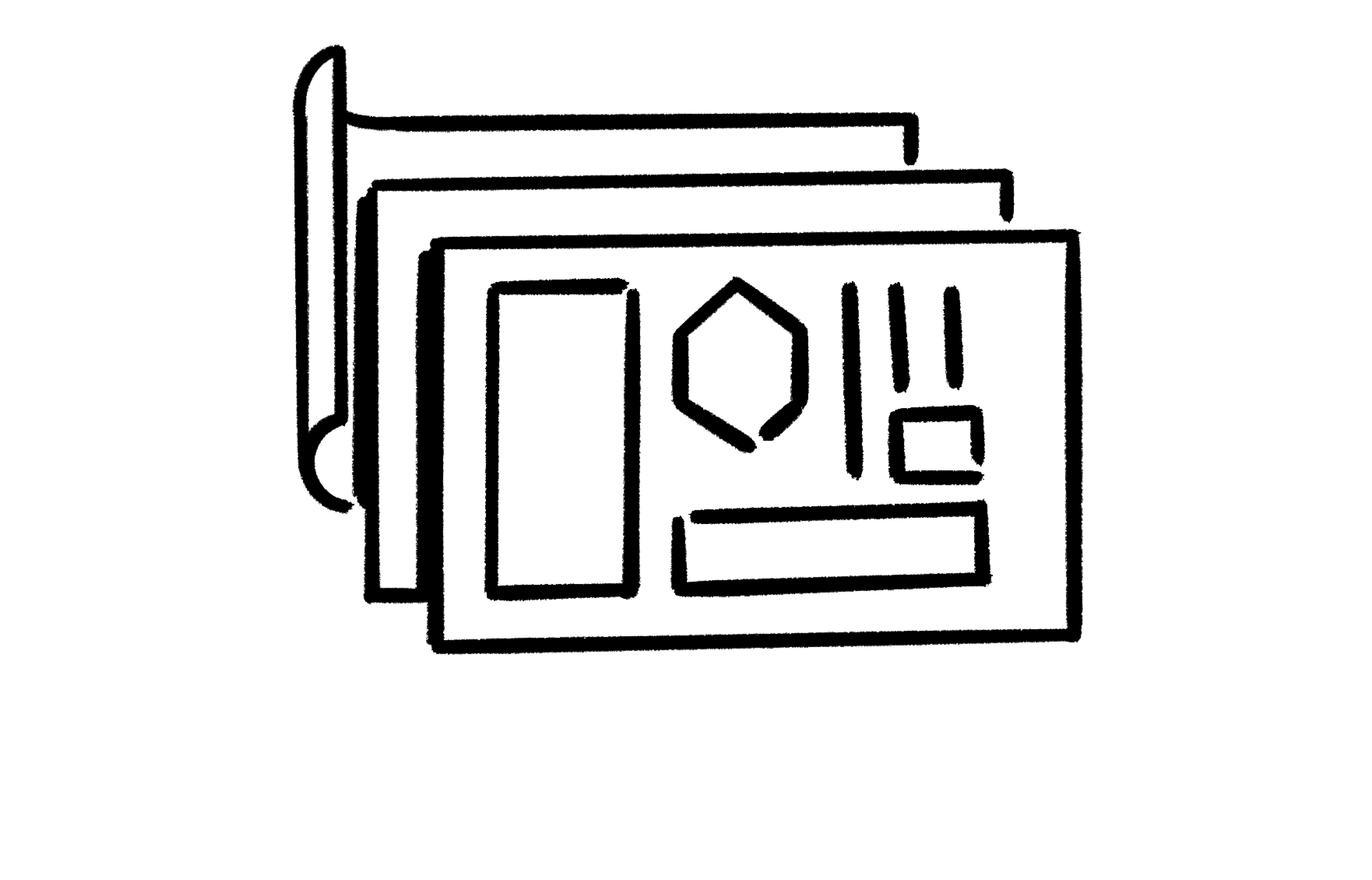 Varios documentos encimados