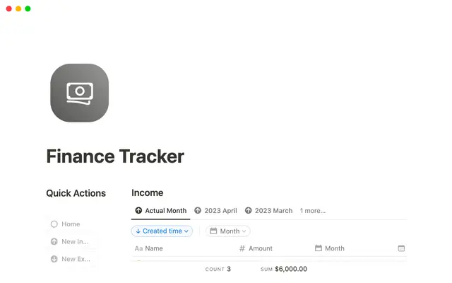 Finance Tracker